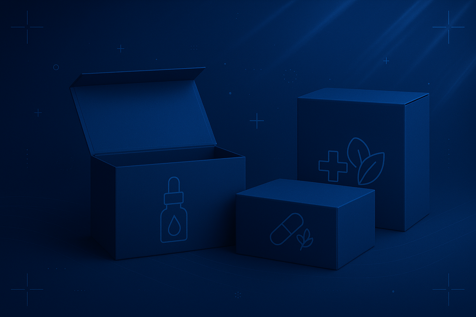 Printwell rigid box packaging samples for ceramic tiles, luxury desserts, and premium cosmetics