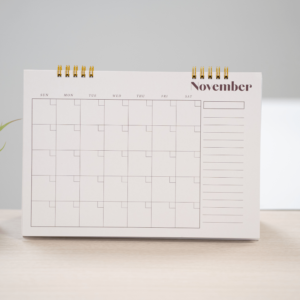 Desk Calendar for Work