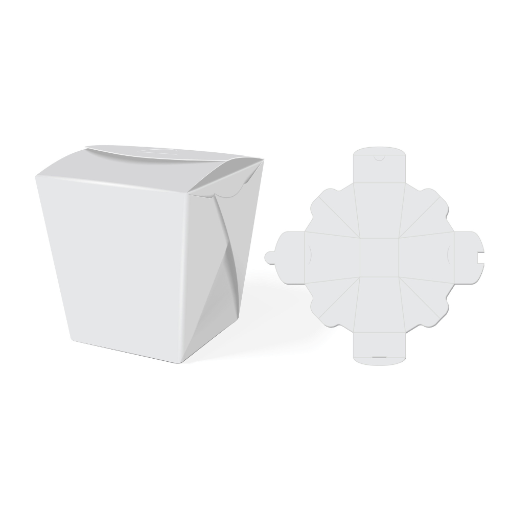 Foldable Paper box for food