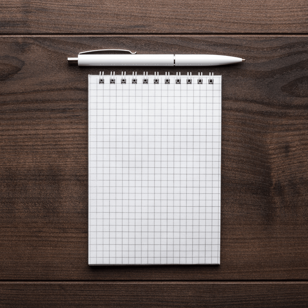 Custom spiral notepads